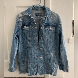 Maurice’s oversized distressed jean jacket.